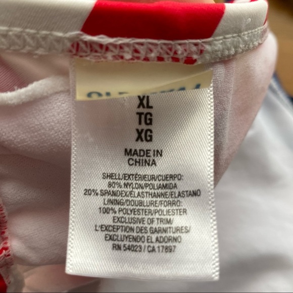 ❤️ String Bikini Top Size XL American Flag 🇺🇸 - Picture 6 of 8